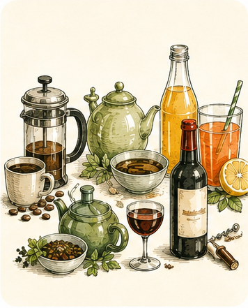 Boissons et plaisirs liquides