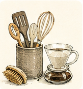 Ustensiles (cuisine, café ...)