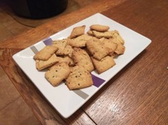 Crackers à la farine de pois chiches