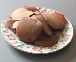 Pancake à la farine de sarrasin et au cacao