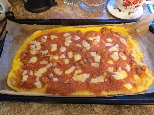 Pizza polenta