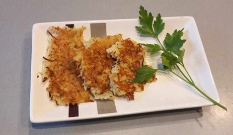 Reibekuchen de rutabaga et pommes de terre