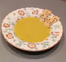Velouté de céleri pomme et curry