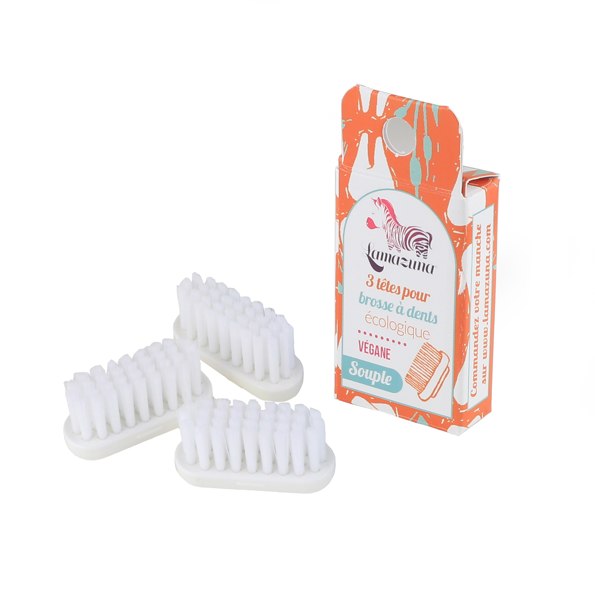 Lamazuna brosse a dents 3 tetes rechargeables medium
